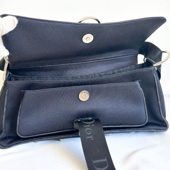 Christian Dior Navy Nylon Bag - Picture 13 of 16